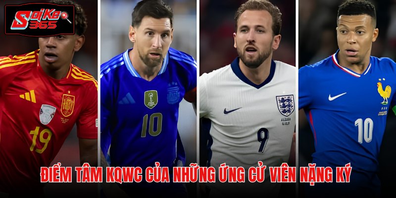Dữ liệu kqwc chi tiết từ các ứng viên vô địch
