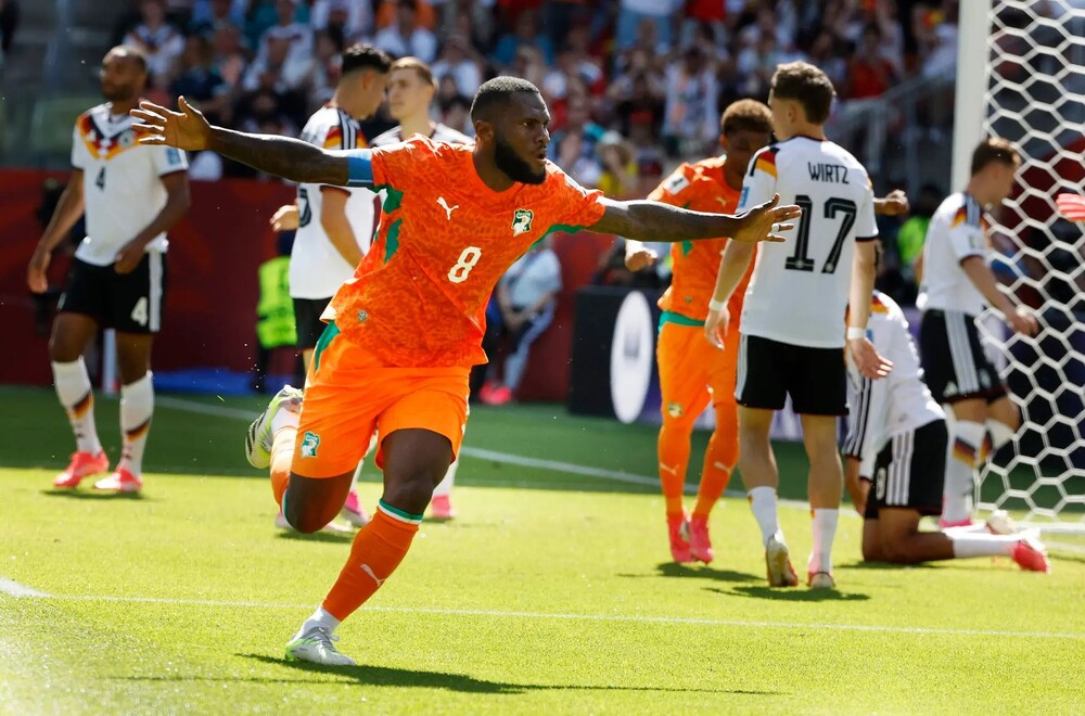 Franck Kessie đích thực là chiến binh của tuyển Bờ Biển Ngà