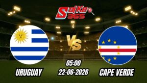 Soi Kèo Uruguay vs Cape Verde 05h00 - 22/06/2026