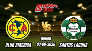 Soi kèo nhà cái trận Club America vs Santos Laguna 06h00 - 03/08/2026