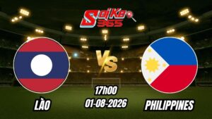Soi kèo nhà cái trận Lào vs Philippines 17h00 - 01/08/2026