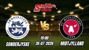 Soi kèo nhà cái trận Sonderjyske vs Midtjylland 19h00 - 26/07/2026