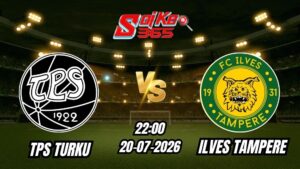 Soi Kèo TPS Turku vs Ilves Tampere 22h00 - 20/07/2026