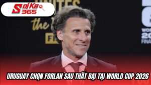 Uruguay chọn Forlan sau thất bại tại World Cup 2026