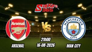 Soi kèo nhà cái trận Arsenal vs Man City 21h00 - 16/08/2026