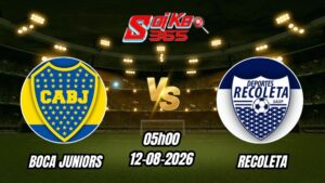 Soi kèo nhà cái trận Boca Juniors vs Recoleta 05h00 - 12/08/2026