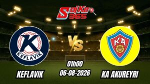 Soi kèo nhà cái trận Keflavik vs KA Akureyri 01h00 - 06/08/2026