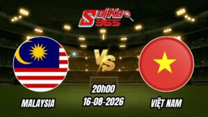 Soi kèo nhà cái trận Malaysia vs Việt Nam 20h00 - 16/08/2026