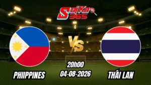Soi kèo nhà cái trận Philippines vs Thái Lan 20h00 - 04/08/2026